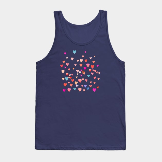 Flying Hearts pink Tank Top by ninoladesign